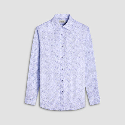 Bugatchi James Abstract OoohCotton® Shirt Almond