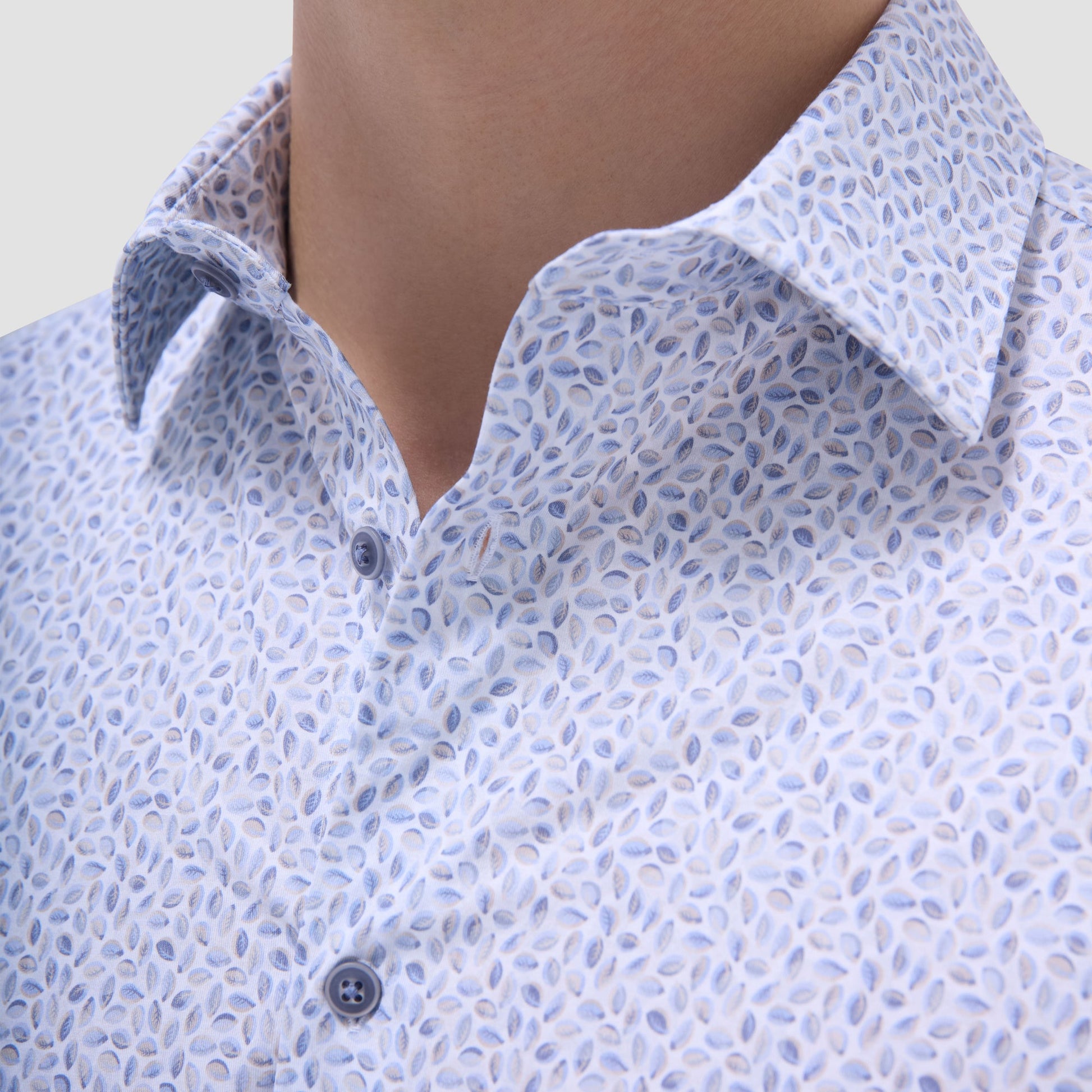 Bugatchi James Abstract OoohCotton® Shirt Almond