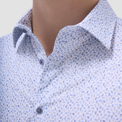 Bugatchi James Abstract OoohCotton® Shirt Almond