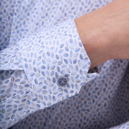 Bugatchi James Abstract OoohCotton® Shirt Almond