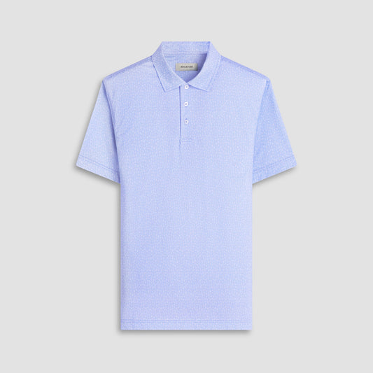 Bugatchi Victor Cocktail OoohCotton® Polo Shirt Air Blue