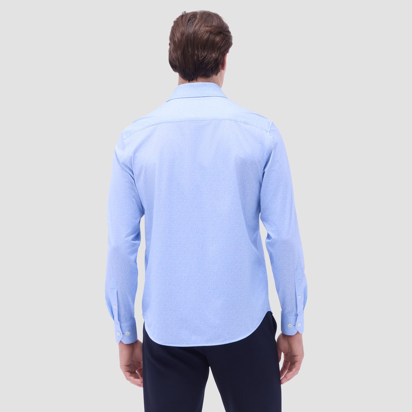 Bugatchi James Cocktail OoohCotton® Shirt Air Blue