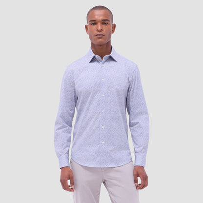 Bugatchi James Abstract OoohCotton® Shirt Sand