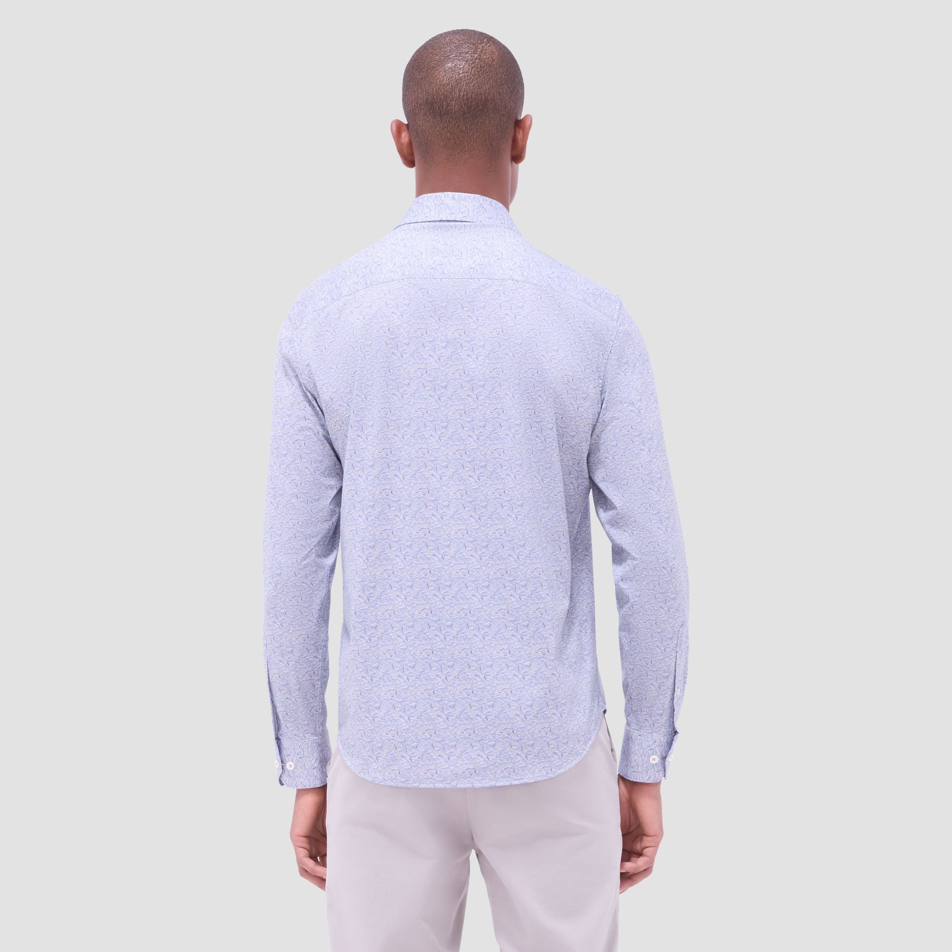 Bugatchi James Abstract OoohCotton® Shirt Sand
