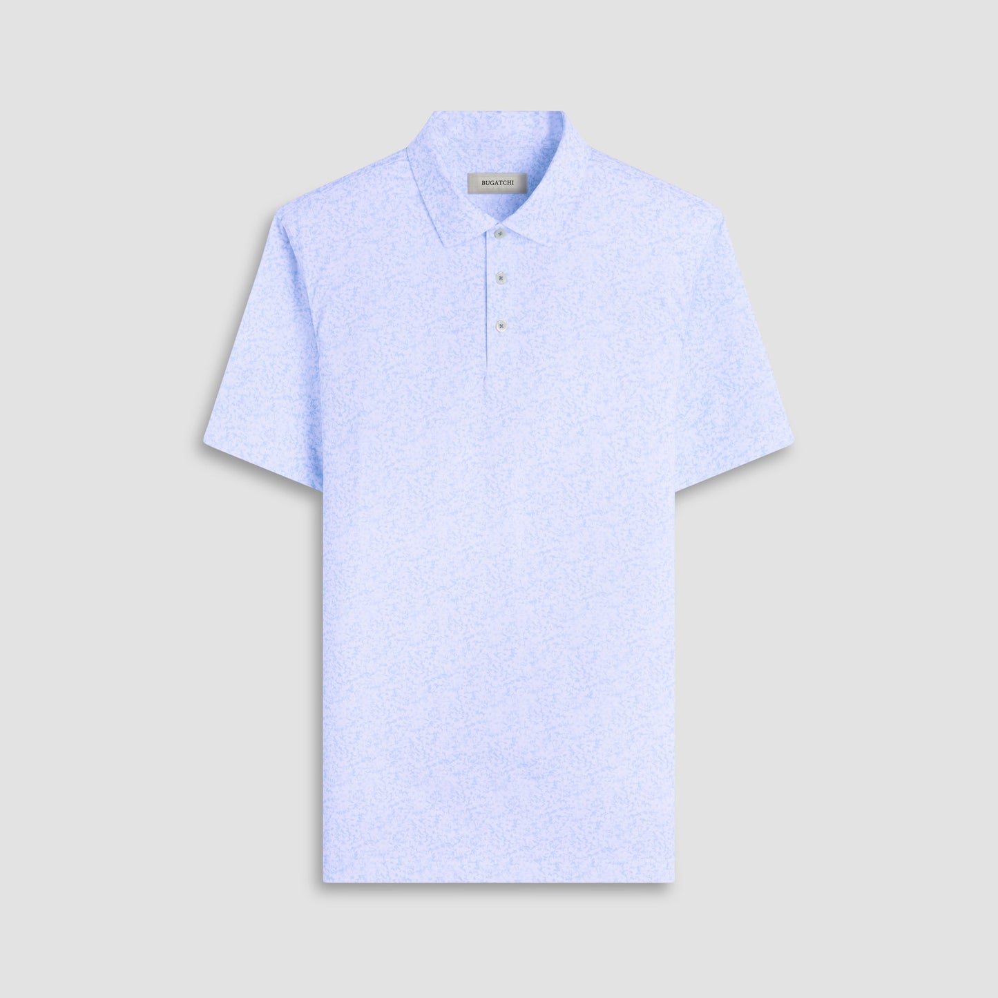 Bugatchi Victor Floral OoohCotton® Polo Shirt Ice
