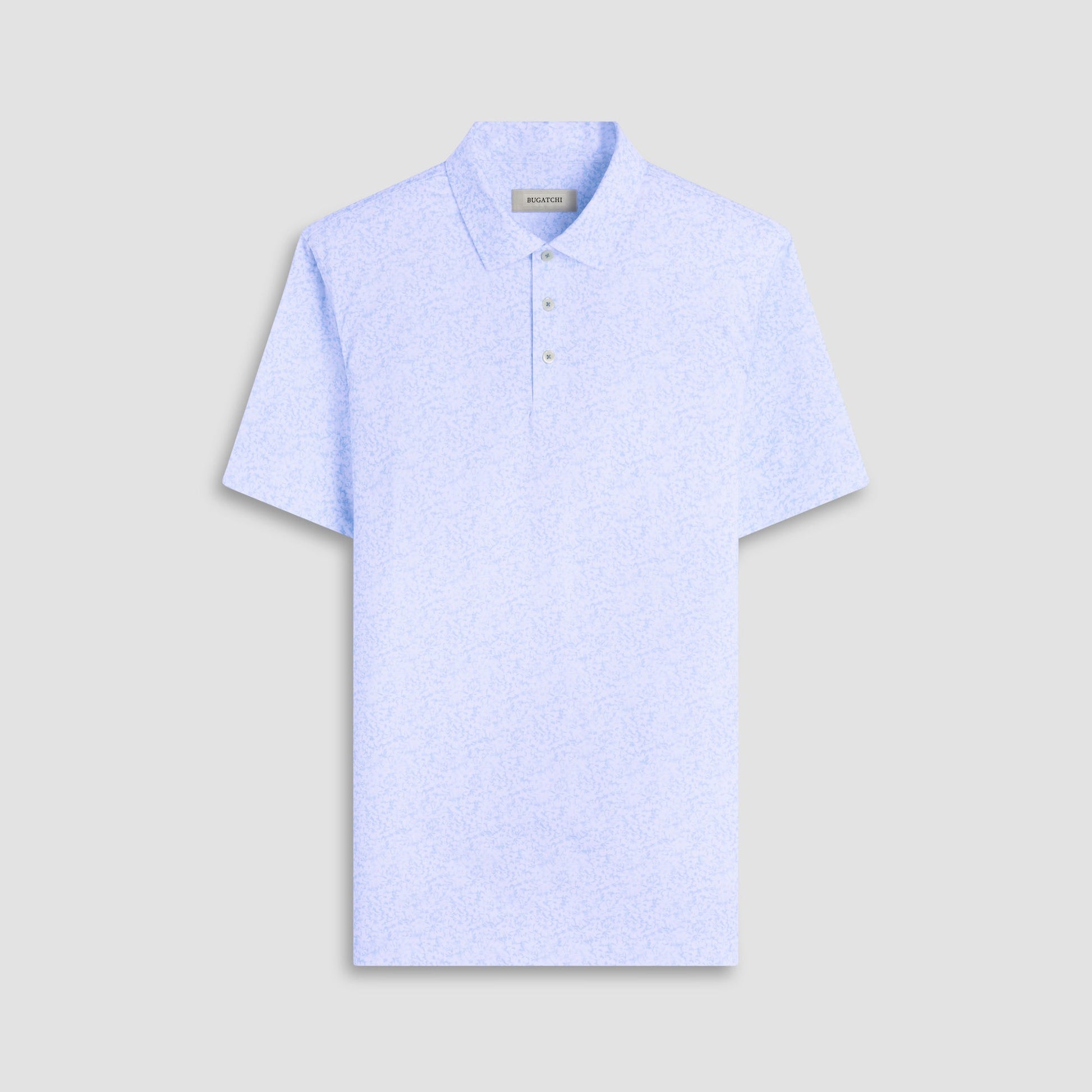 Bugatchi Victor Floral OoohCotton® Polo Shirt Ice