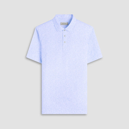 Bugatchi Victor Floral OoohCotton® Polo Shirt Ice