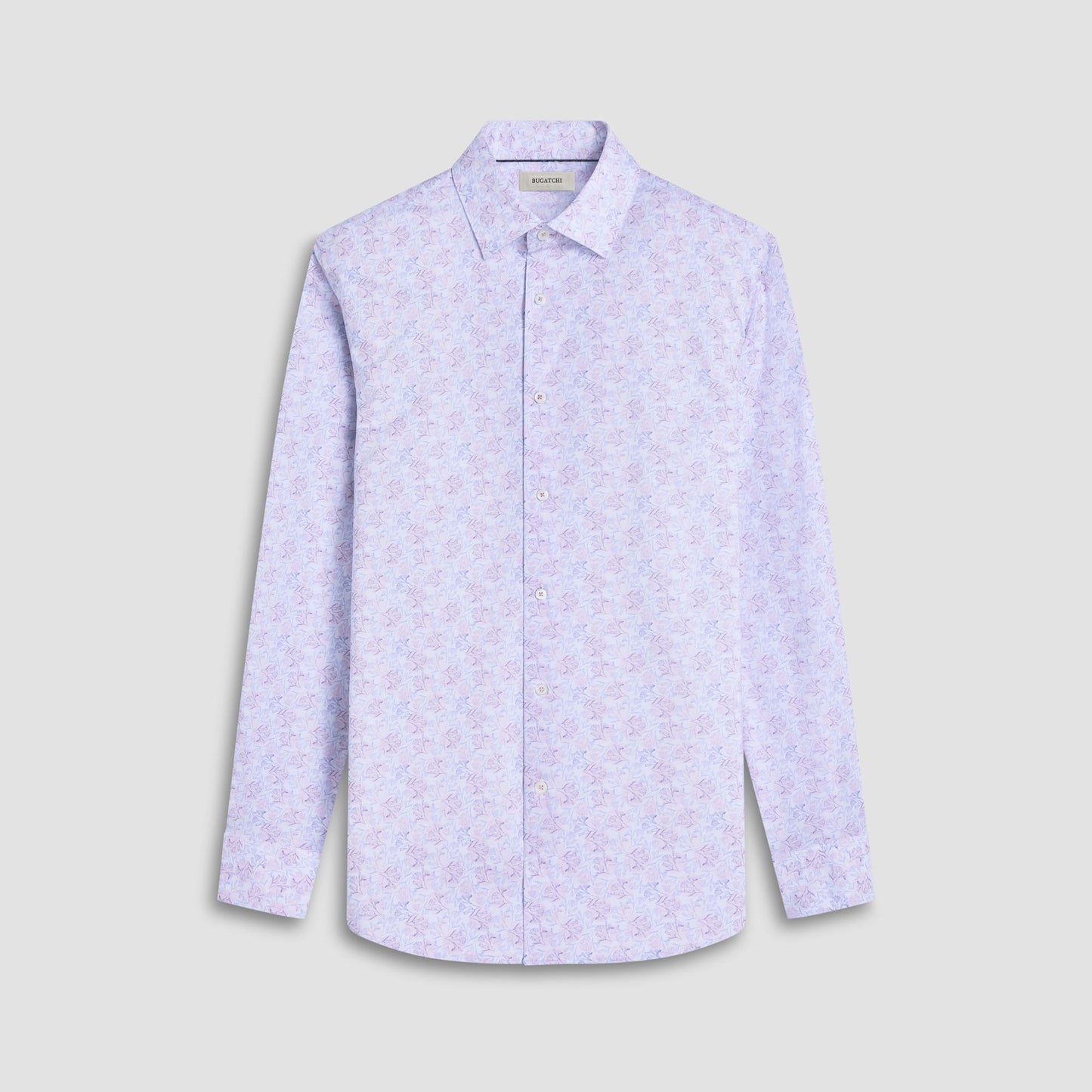 Bugatchi James Floral OoohCotton® Shirt Dusty Pink