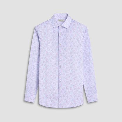 Bugatchi James Floral OoohCotton® Shirt Dusty Pink