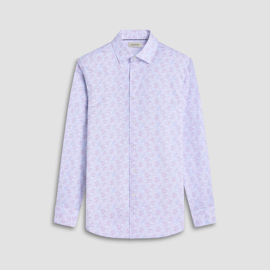 Bugatchi James Floral OoohCotton® Shirt Dusty Pink