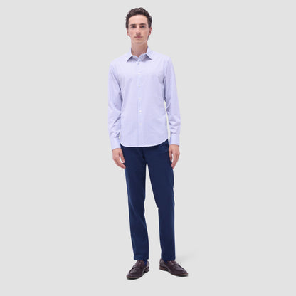 Bugatchi James Geometric OoohCotton® Shirt Lilac