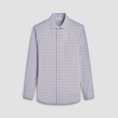 Bugatchi James Floral OoohCotton® Shirt Black