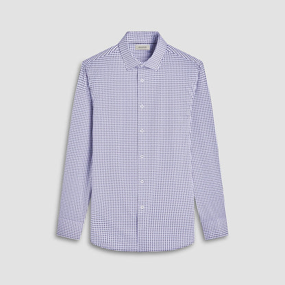 Bugatchi James Gingham Check OoohCotton® Shirt Black