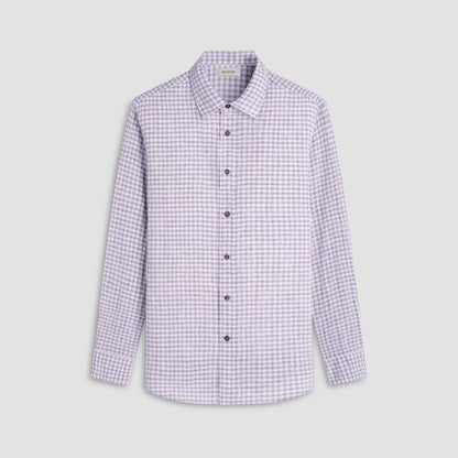Bugatchi Karl Gingham Shirt Navy