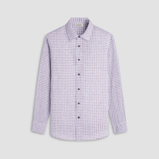 Bugatchi Karl Gingham Shirt Navy