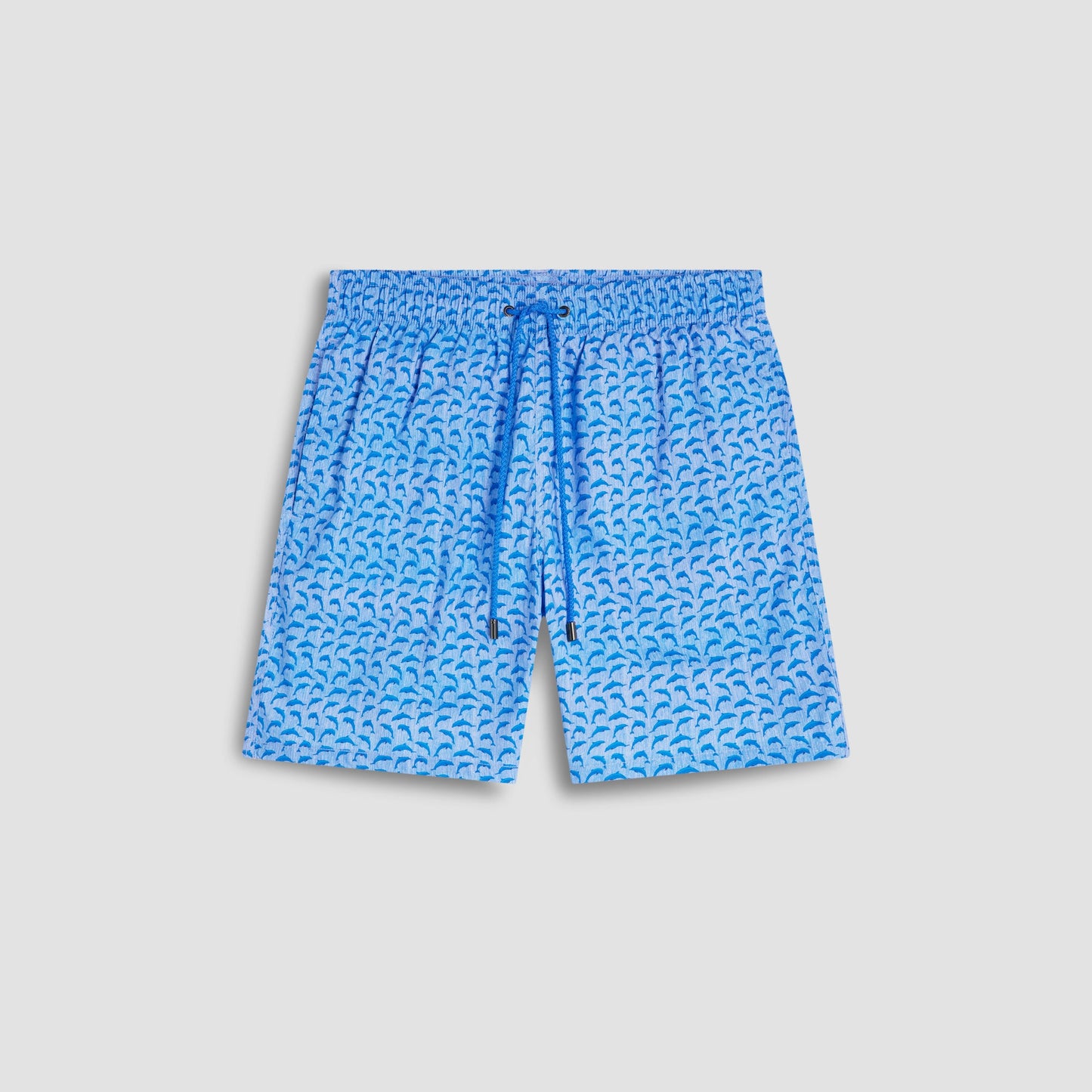 Bugatchi Cosmo Dolphin Swim Trunks Classic Blue