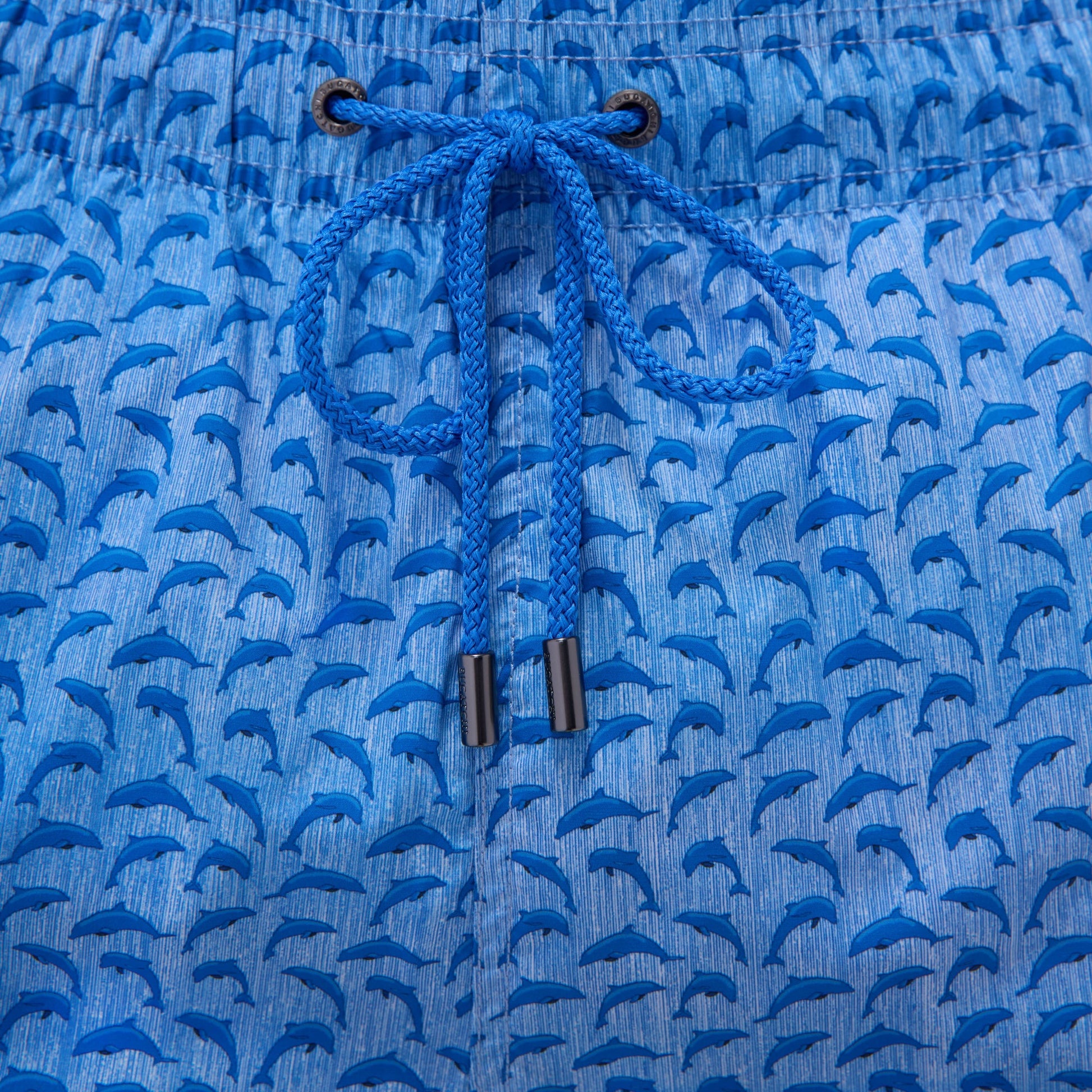 Bugatchi Cosmo Dolphin Swim Trunks Classic Blue