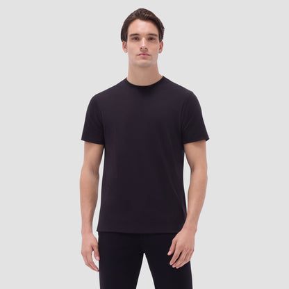 Bugatchi Hank Crew Neck T-Shirt Black