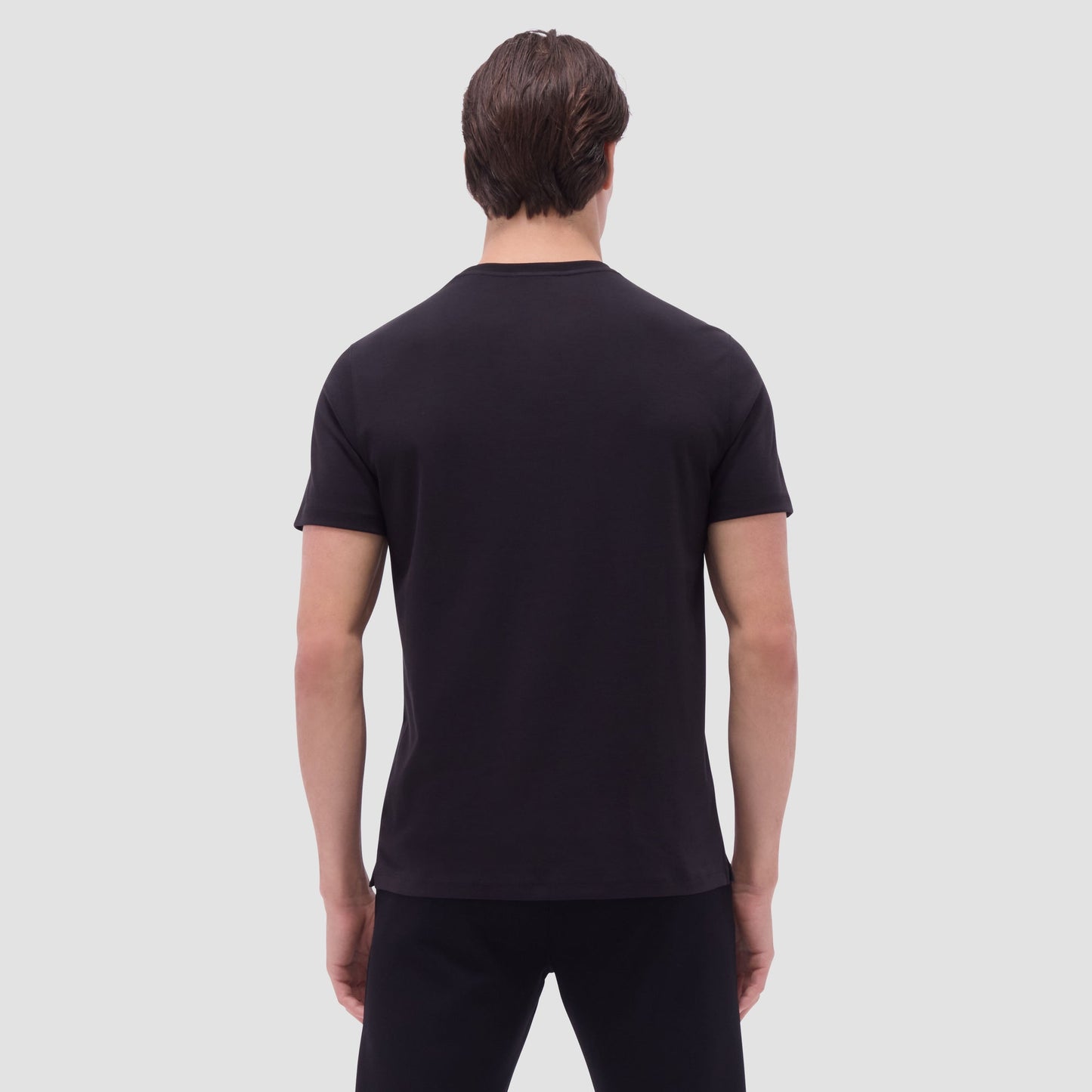 Bugatchi Hank Crew Neck T-Shirt Black