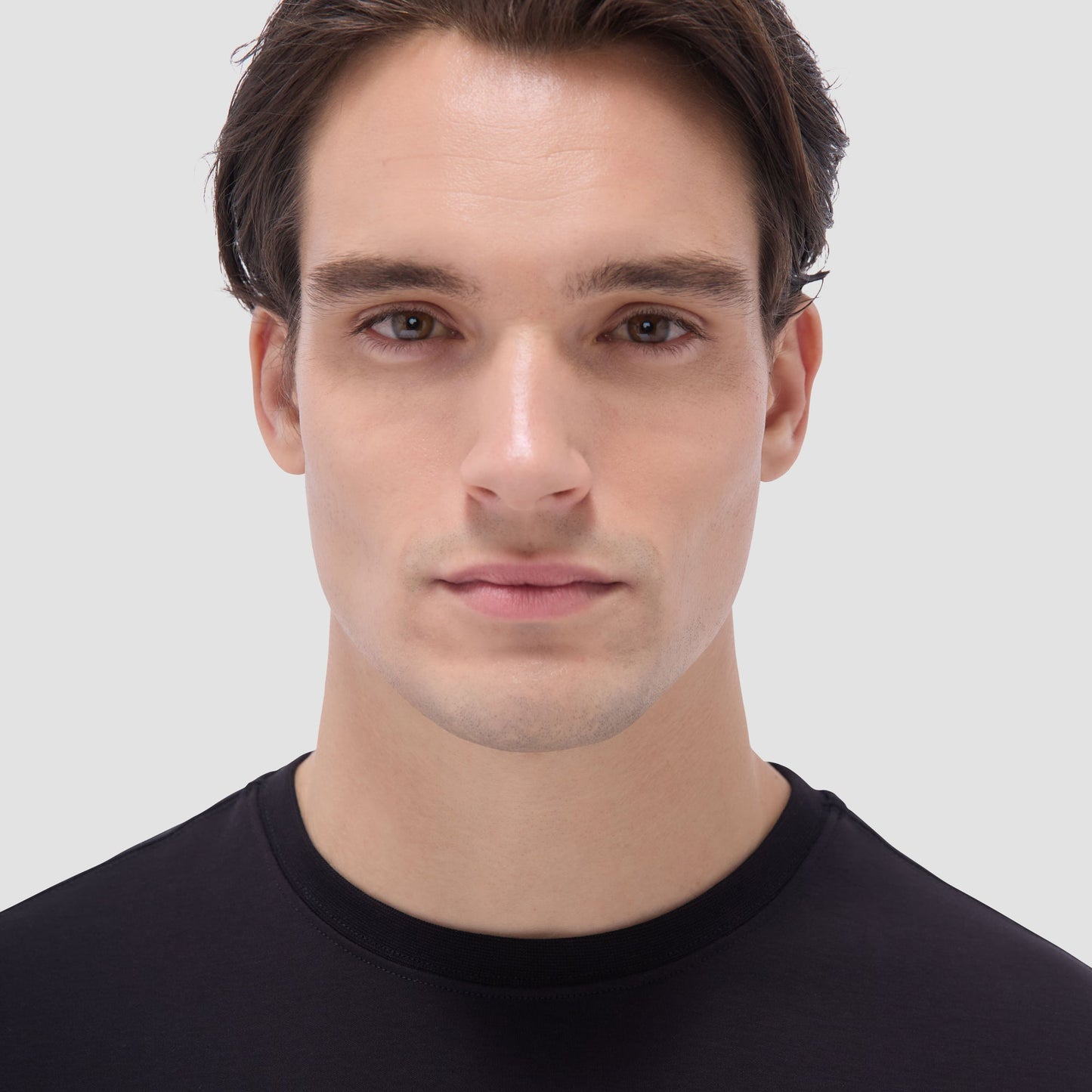 Bugatchi Hank Crew Neck T-Shirt Black