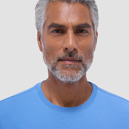 Bugatchi Hank Crew Neck T-Shirt Classic Blue