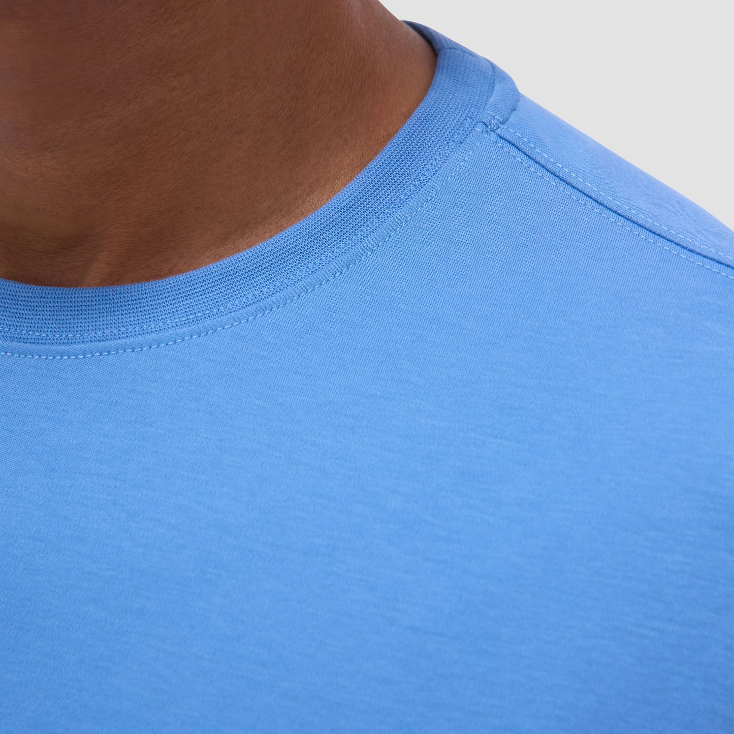 Bugatchi Hank Crew Neck T-Shirt Classic Blue