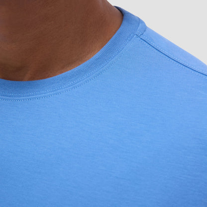 Bugatchi Hank Crew Neck T-Shirt Classic Blue