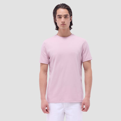 Bugatchi Hank Crew Neck T-Shirt Dusty Pink