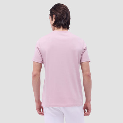 Bugatchi Hank Crew Neck T-Shirt Dusty Pink