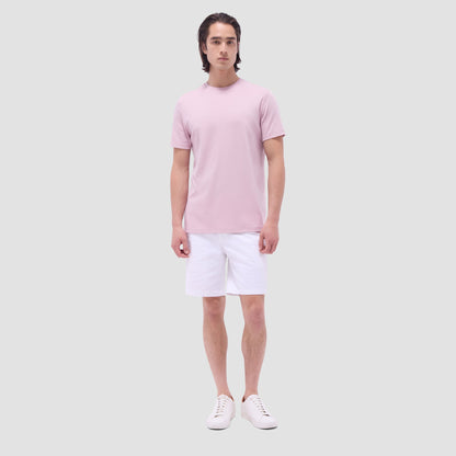 Bugatchi Hank Crew Neck T-Shirt Dusty Pink