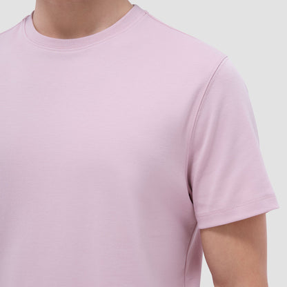 Bugatchi Hank Crew Neck T-Shirt Dusty Pink