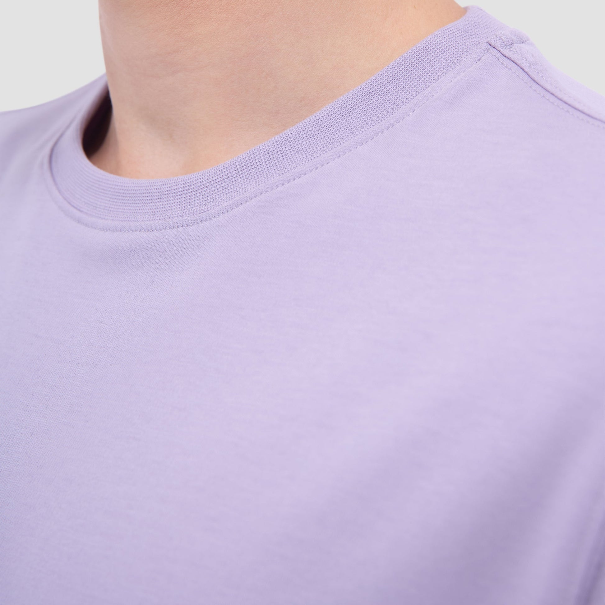 Bugatchi Hank Crew Neck T-Shirt Lilac