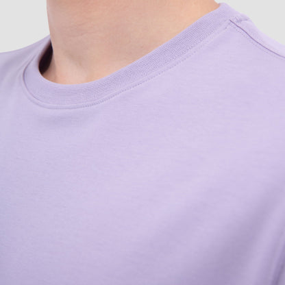 Bugatchi Hank Crew Neck T-Shirt Lilac