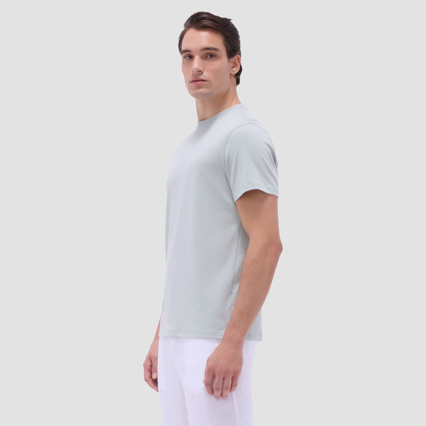 Bugatchi Hank Crew Neck T-Shirt Mint