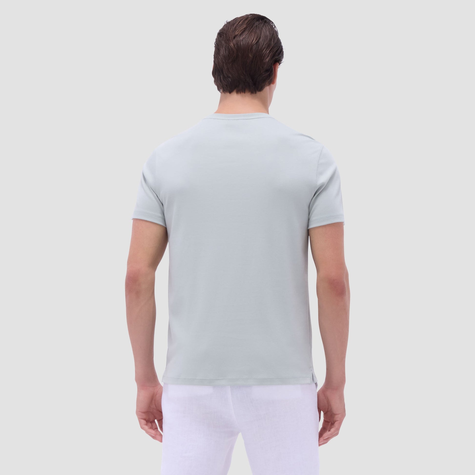 Bugatchi Hank Crew Neck T-Shirt Mint
