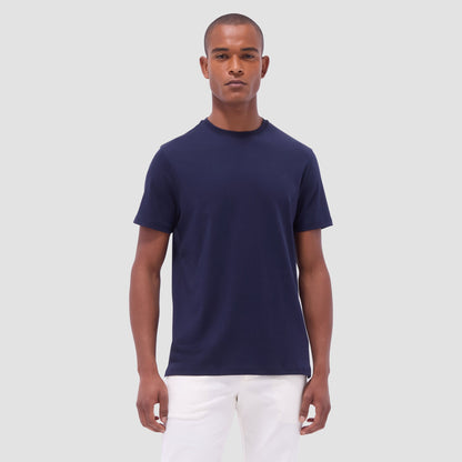 Bugatchi Hank Crew Neck T-Shirt Navy