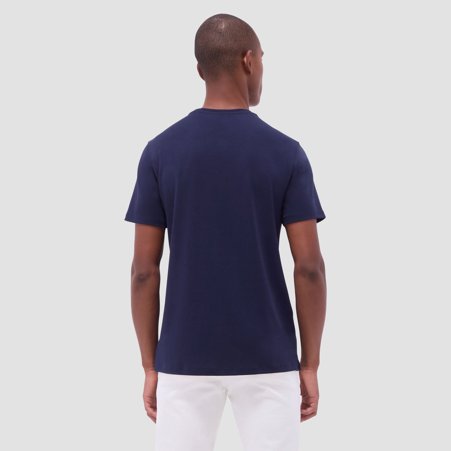 Bugatchi Hank Crew Neck T-Shirt Navy