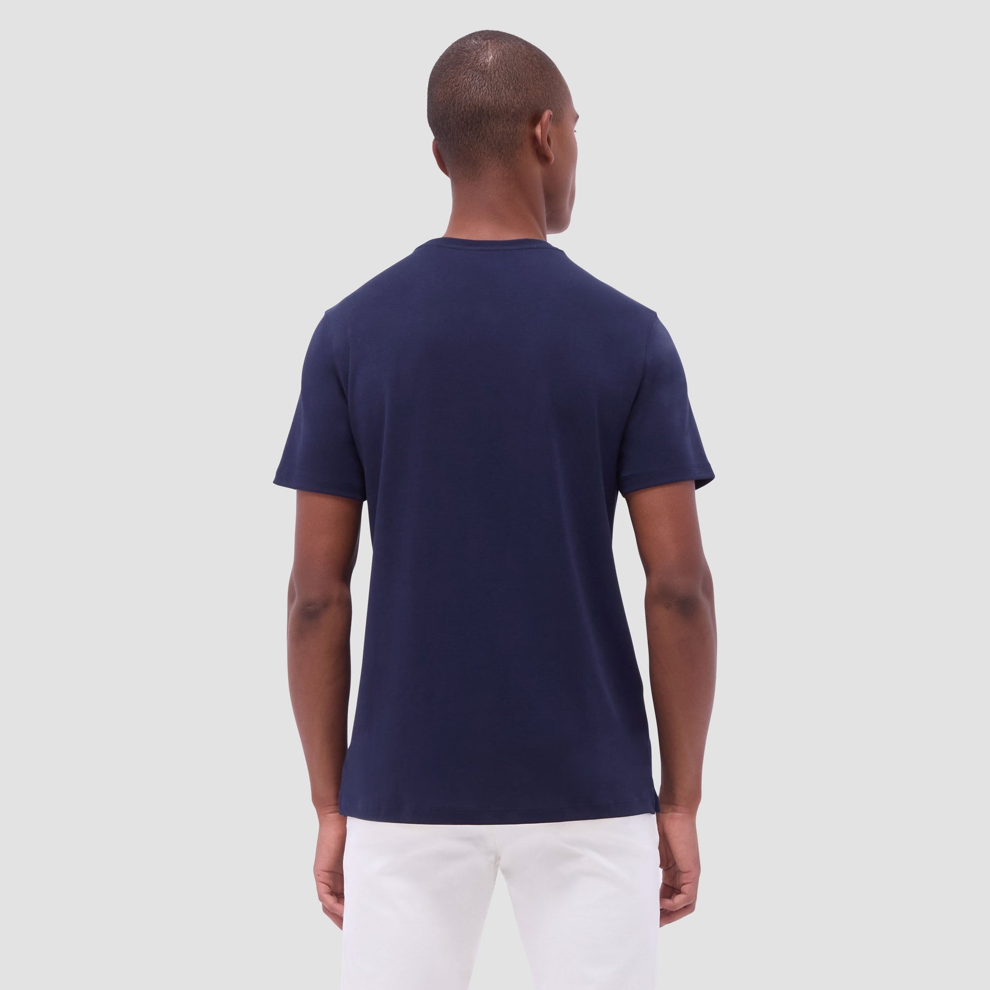 Bugatchi Hank Crew Neck T-Shirt Navy