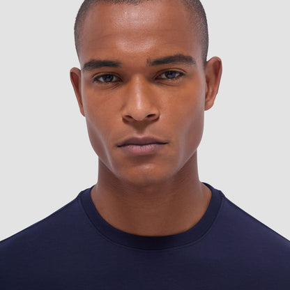 Bugatchi Hank Crew Neck T-Shirt Navy