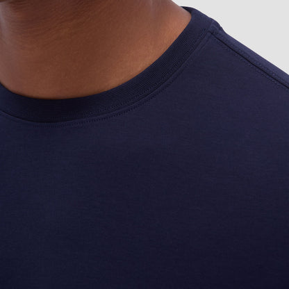 Bugatchi Hank Crew Neck T-Shirt Navy