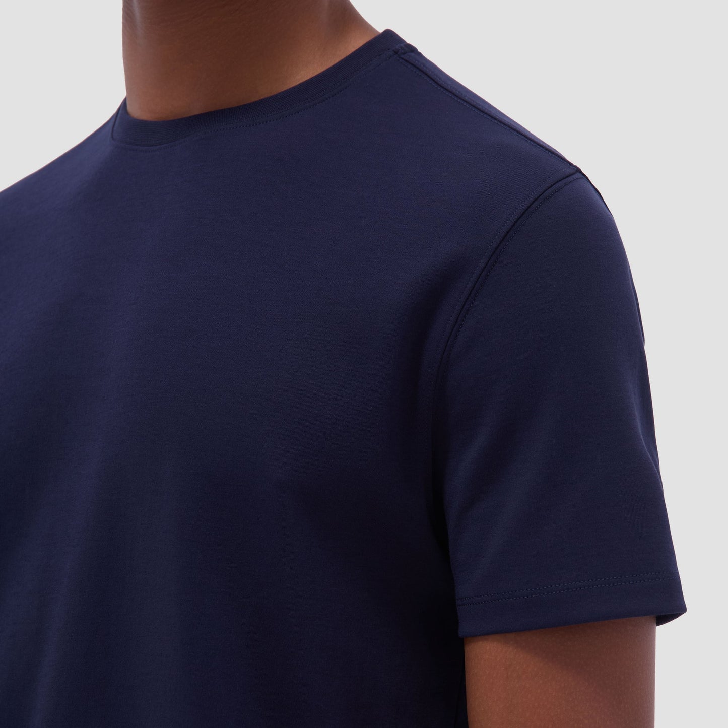 Bugatchi Hank Crew Neck T-Shirt Navy