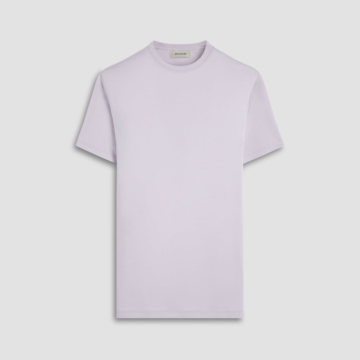 Bugatchi Hank Crew Neck T-Shirt Platinum