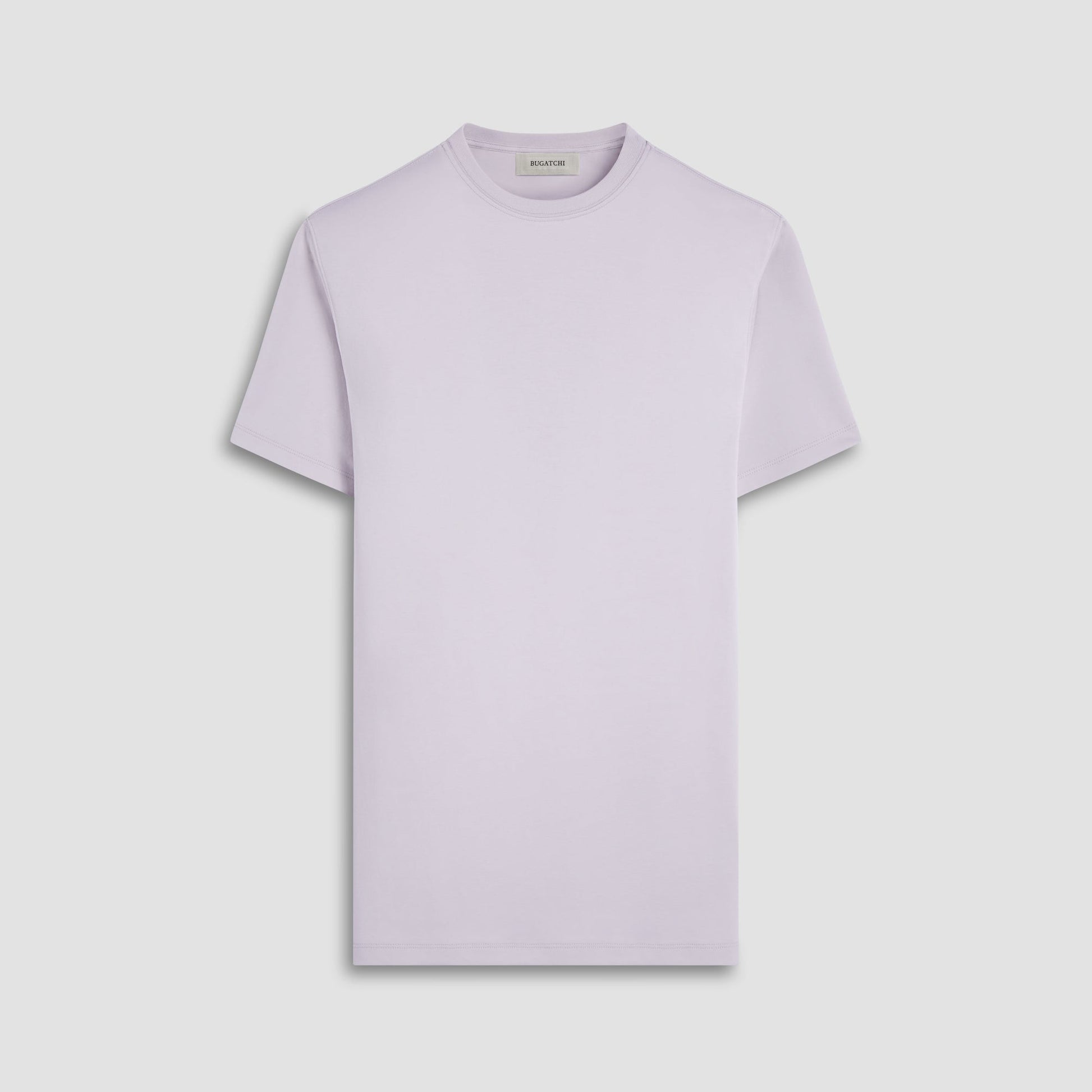 Bugatchi Hank Crew Neck T-Shirt Platinum