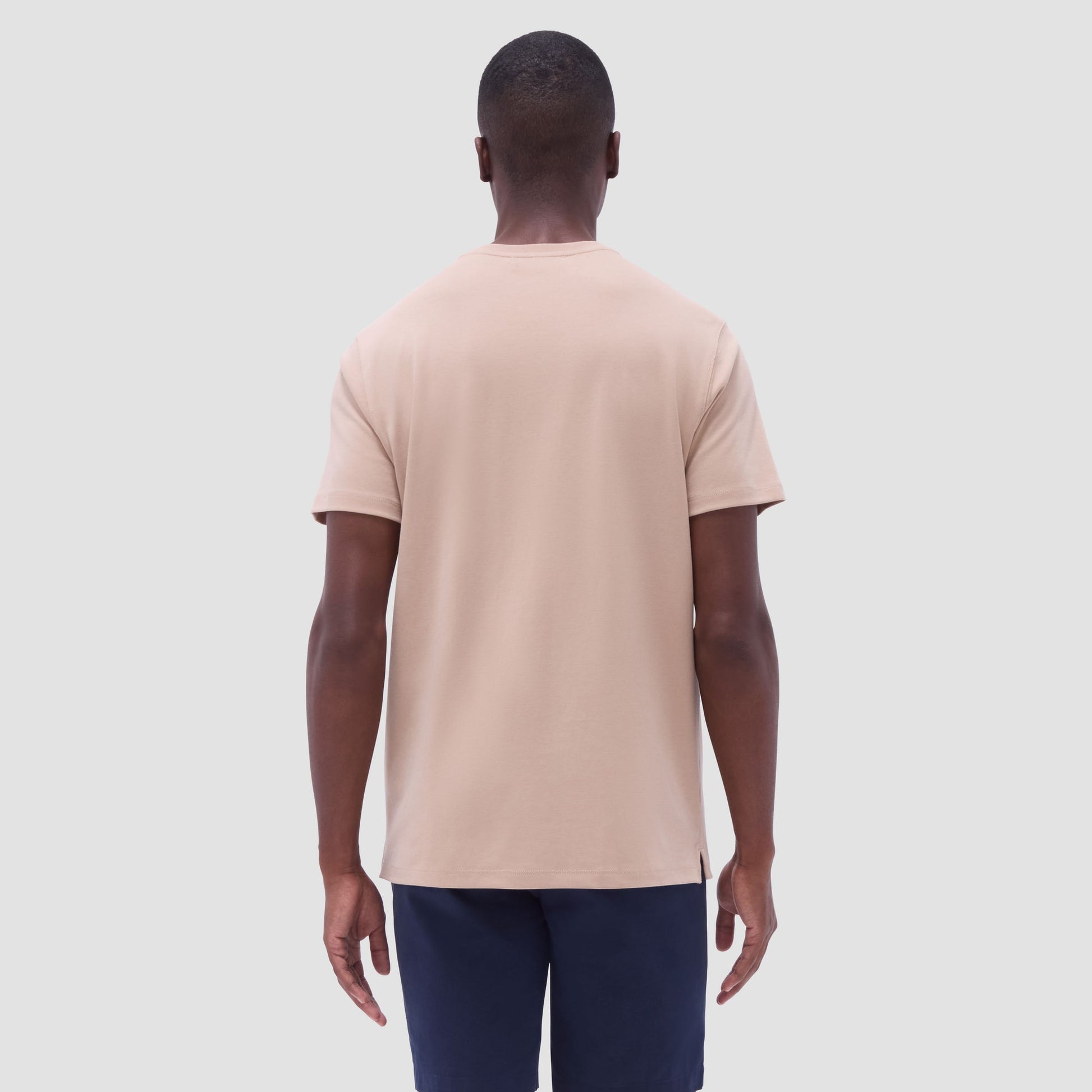 Bugatchi Hank Crew Neck T-Shirt Sand
