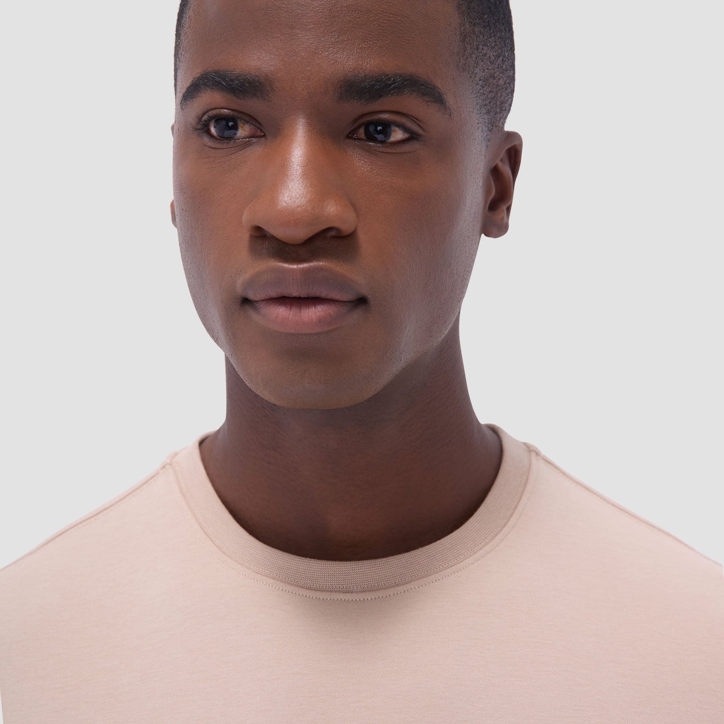 Bugatchi Hank Crew Neck T-Shirt Sand