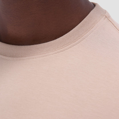 Bugatchi Hank Crew Neck T-Shirt Sand