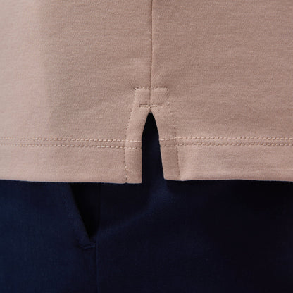Bugatchi Hank Crew Neck T-Shirt Sand