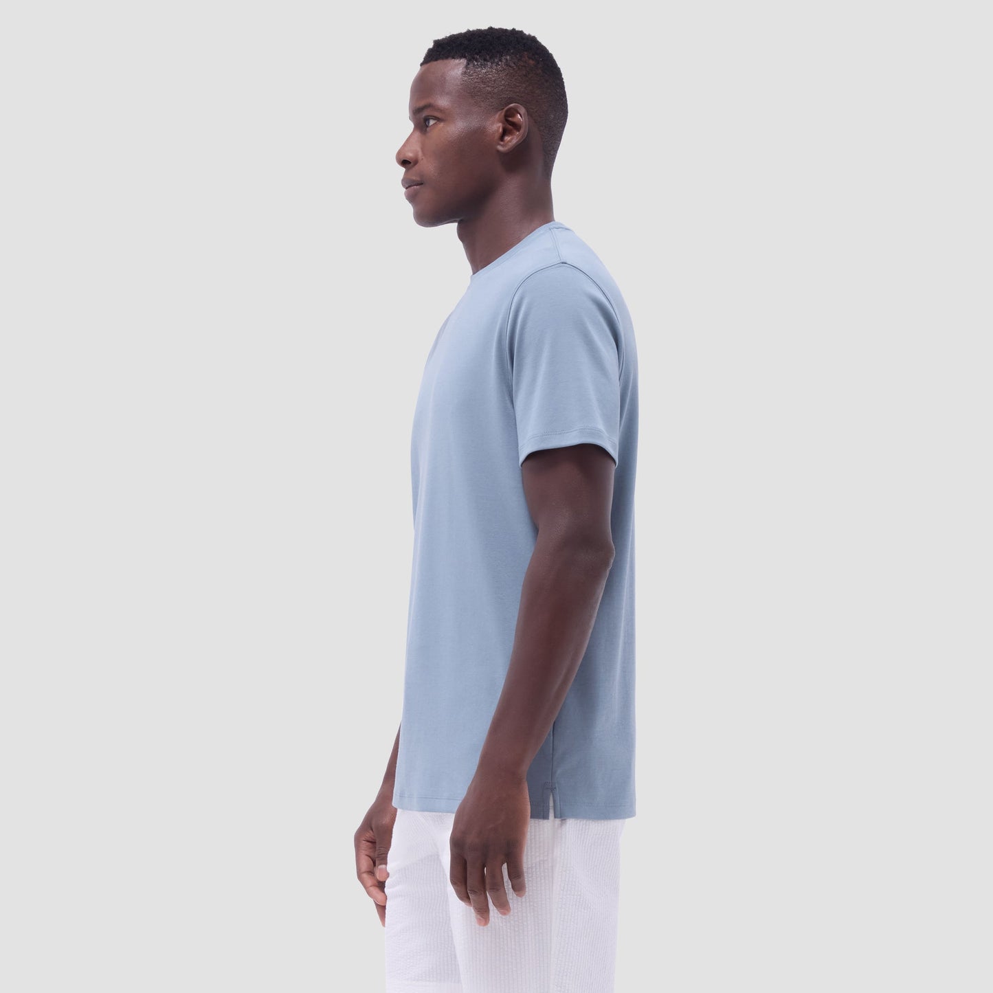 Bugatchi Hank Crew Neck T-Shirt Shark