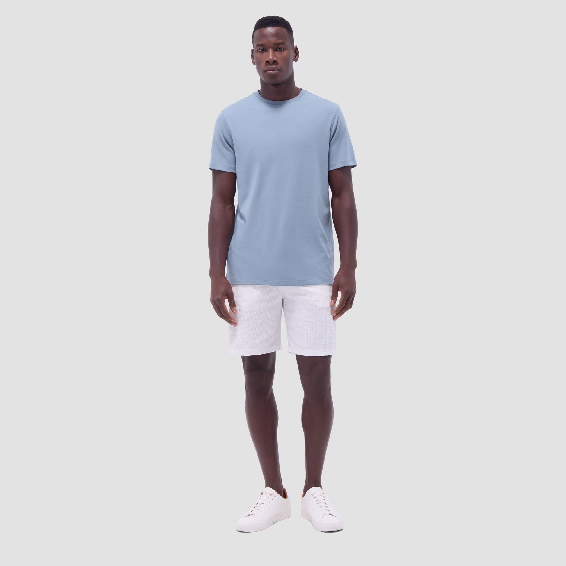 Bugatchi Hank Crew Neck T-Shirt Shark