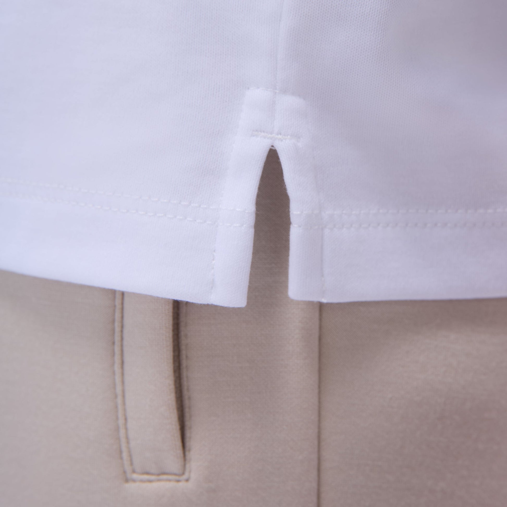 Bugatchi Hank Crew Neck T-Shirt White
